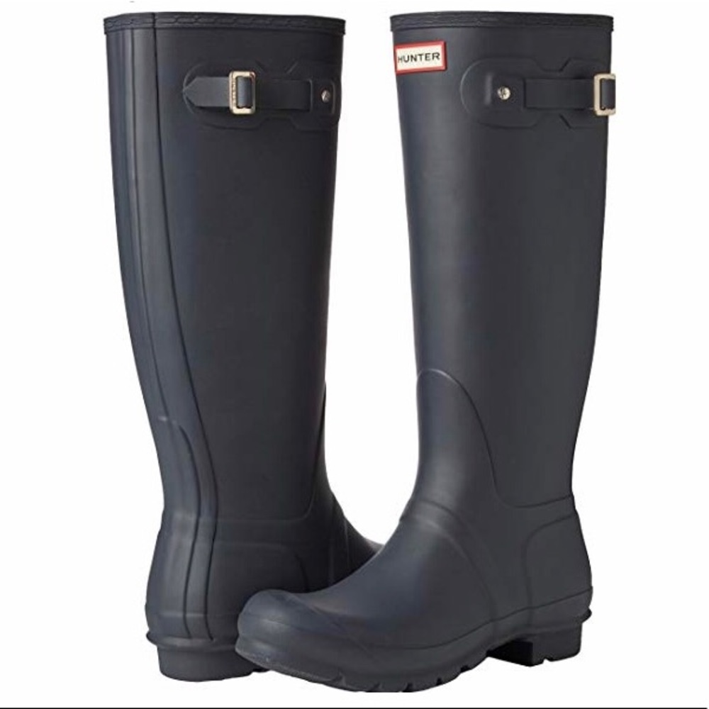 Hunter Rain Boots Navy